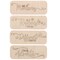 Hampton Art Crate Decor Make Memories, 4Pc - Wooden Tags & Blank Wooden Signs For Crafts, Perfect Wood Sign Set With Decorative Wood Words For Crafts And Diy Projects, 8"X 3"